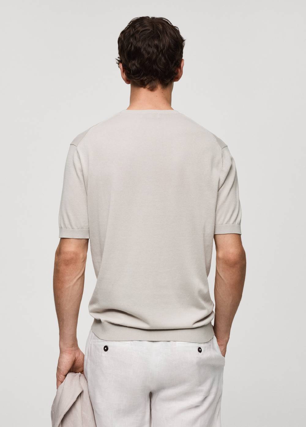 Mango Strick-T-Shirt aus 100 % Baumwolle 50% Rabatt für begrenzte Zeit