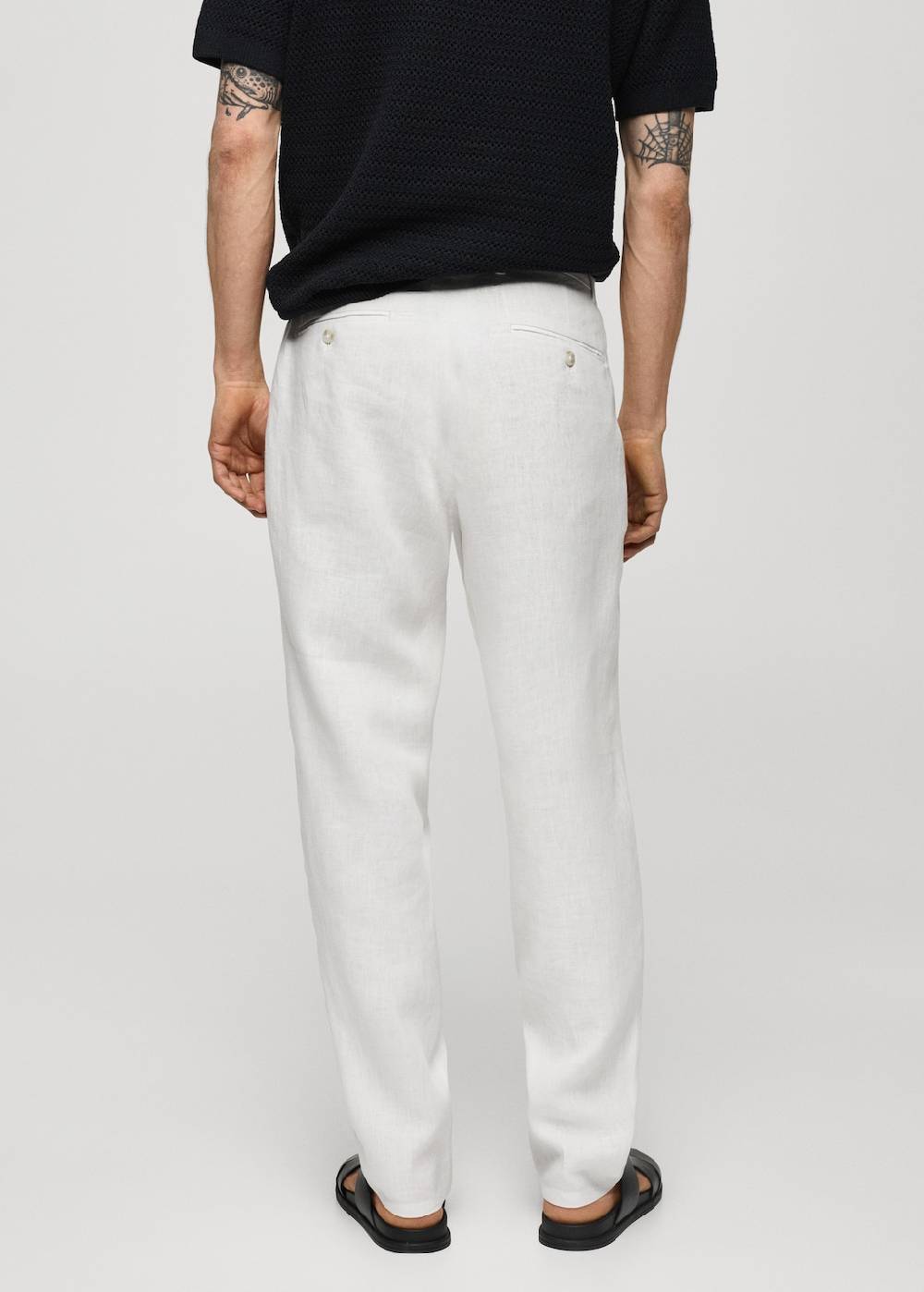 Mango Slim Fit-Hose aus 100 % Leinen Angebote
