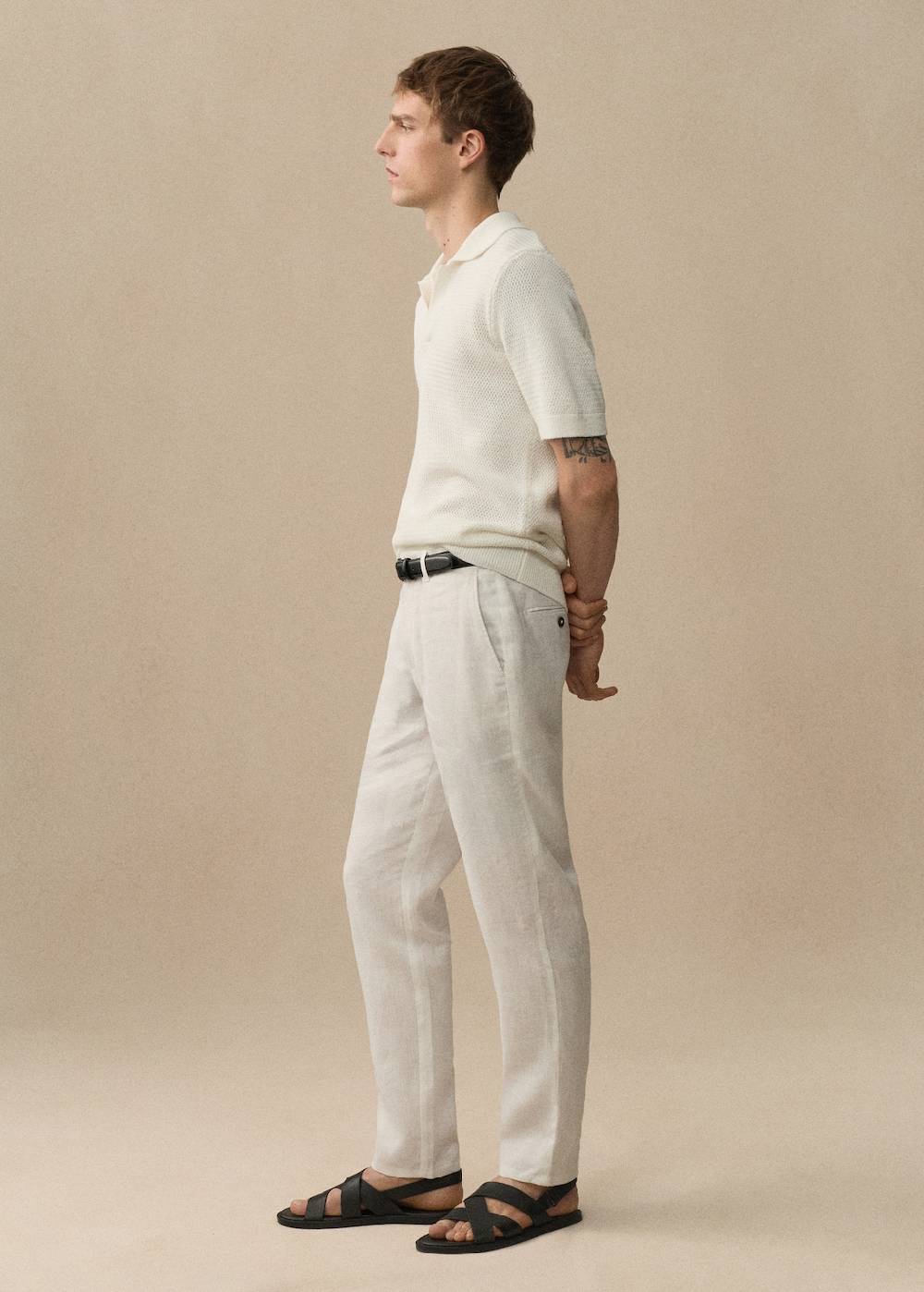 Mango Slim Fit-Hose aus 100 % Leinen Angebote