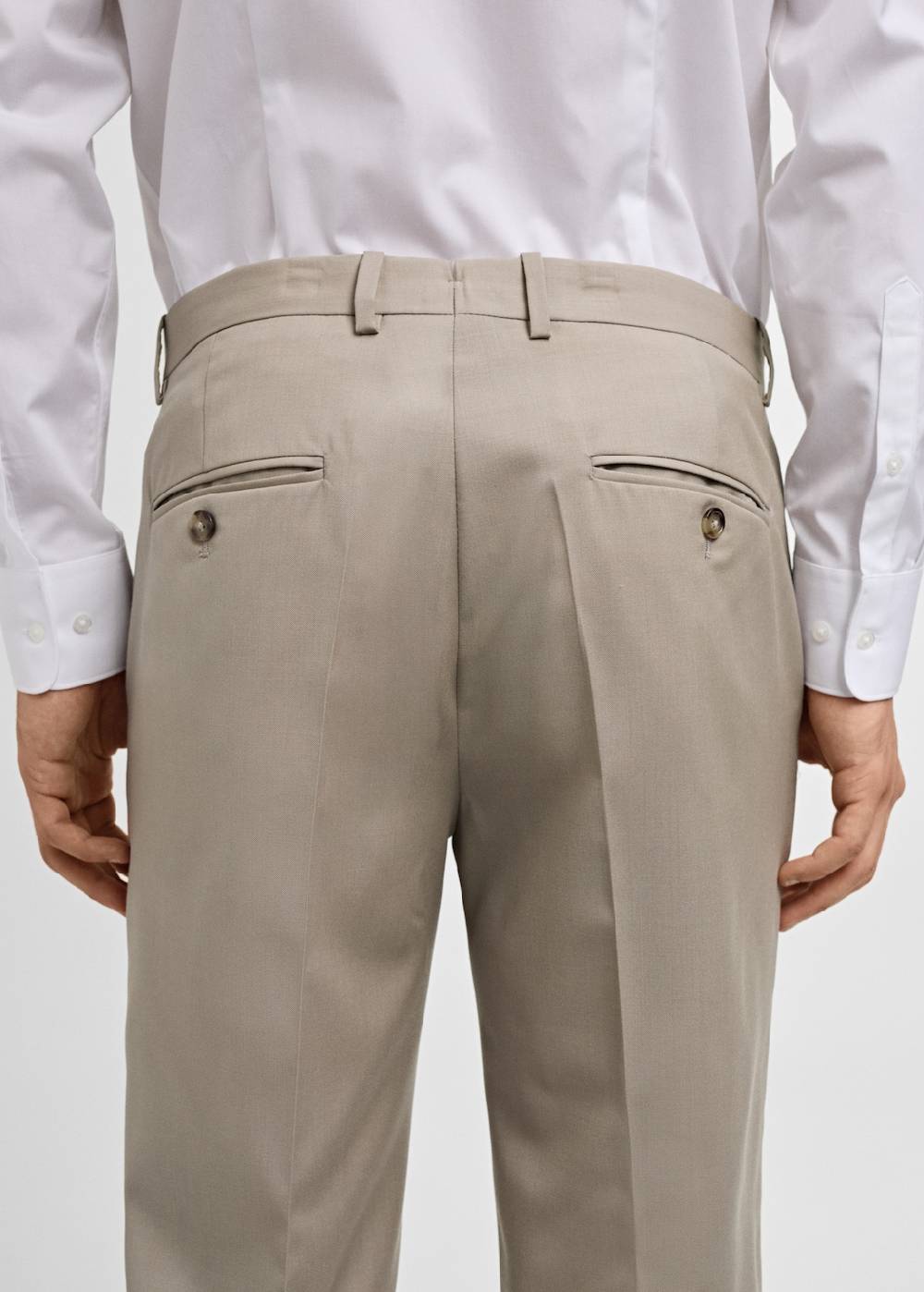 Mango Slim-Fit-Anzughose aus 100 % Schurwolle Hotsell