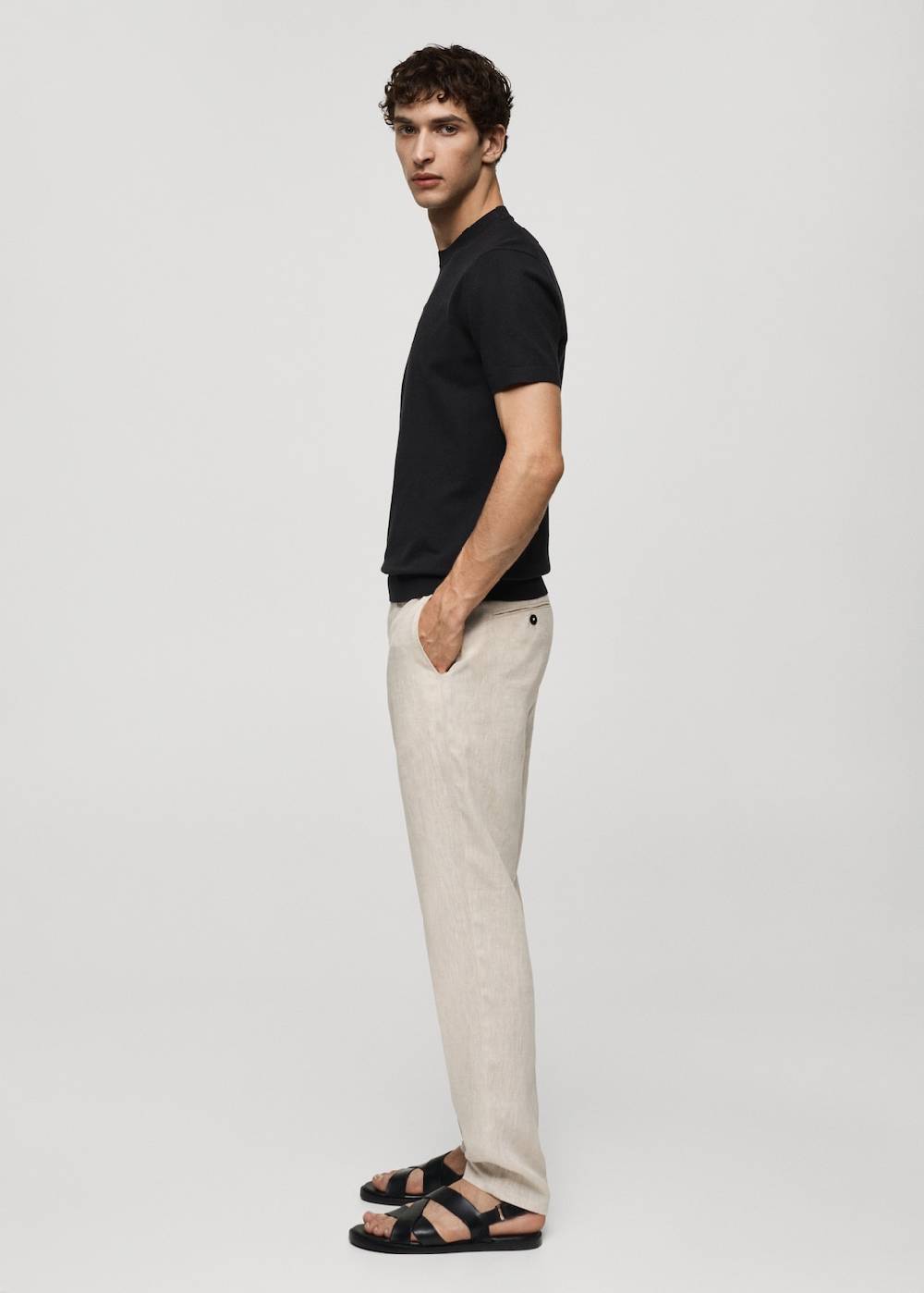 Mango Shirt aus Feinstrick Schlussverkauf