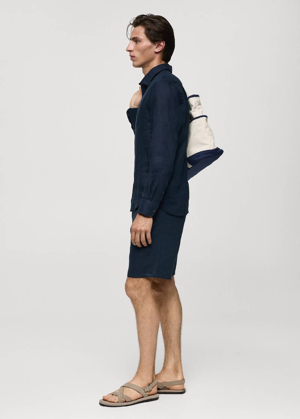 Mango Classic-Fit-Hemd aus 100 % Leinen Fabrik Onlineshop