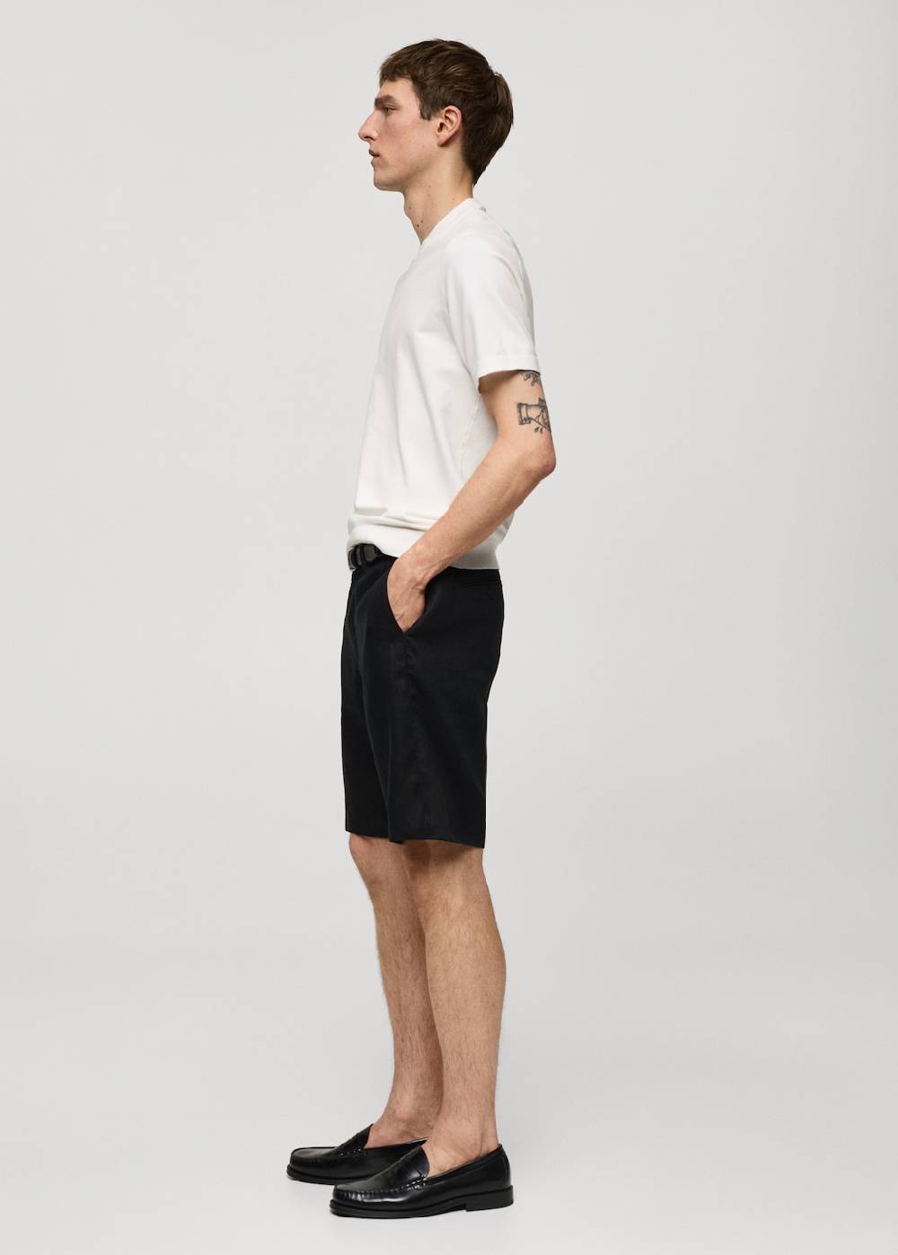 Mango Slim-Fit-Bermudashorts aus 100 % Leinen Fabrikpreis