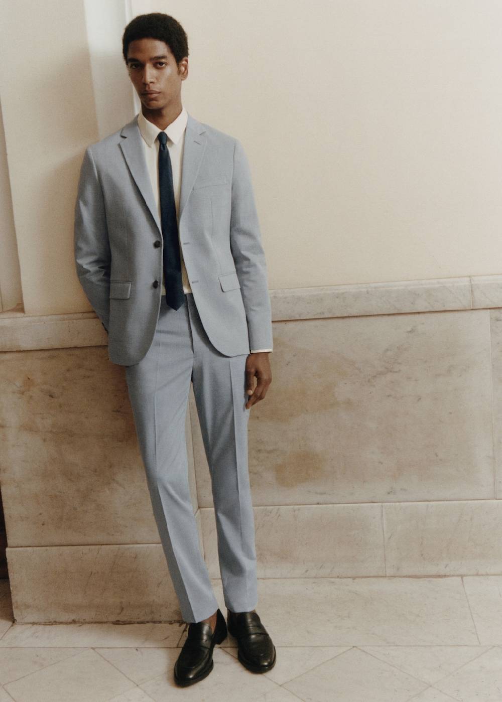Mango Super Slim Fit-Anzughose aus Stretchstoff Exklusivangebot
