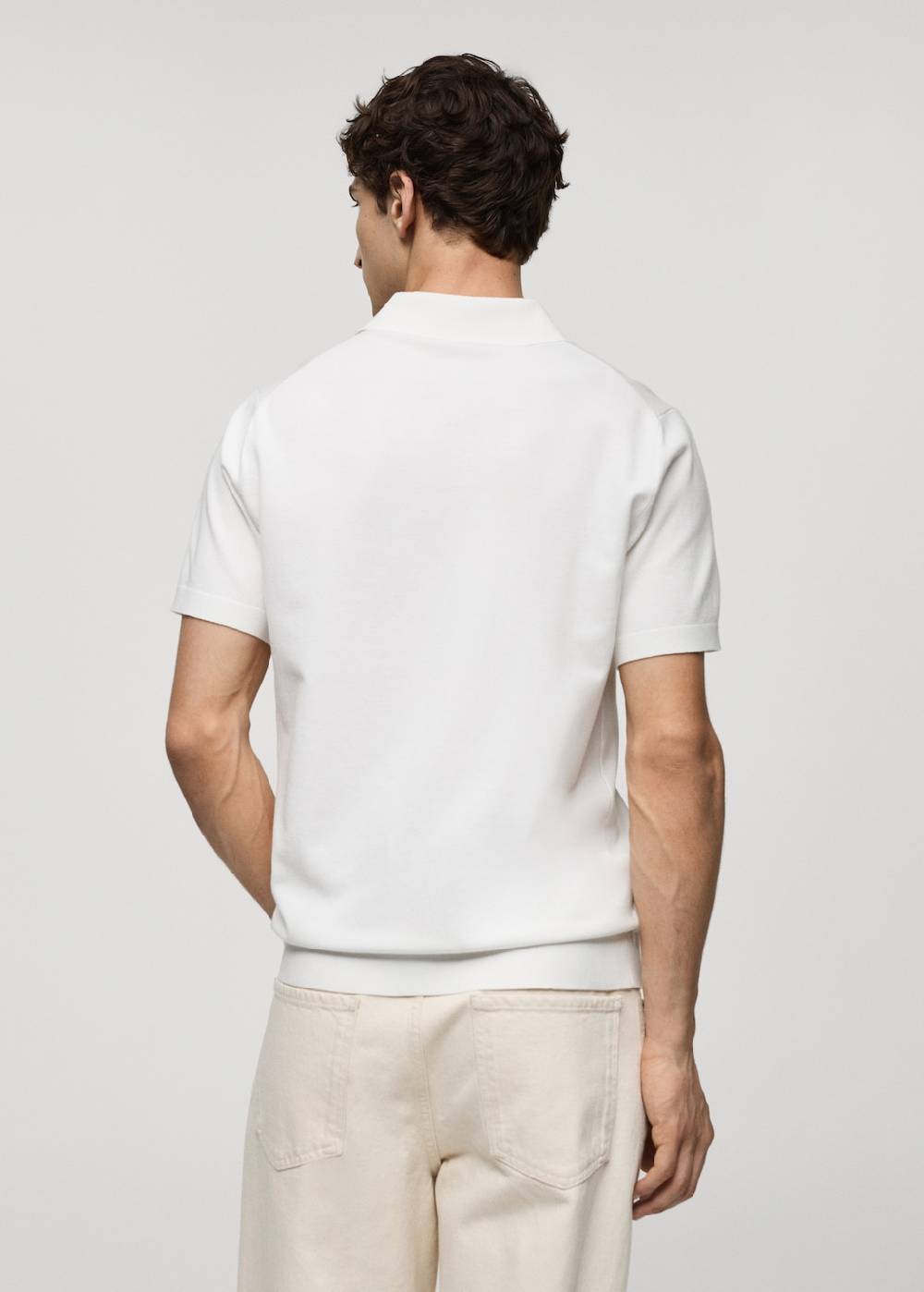 Mango Feinstrick-Poloshirt Osterangebot