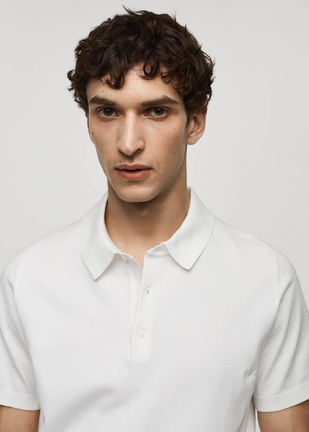 Mango Feinstrick-Poloshirt Osterangebot