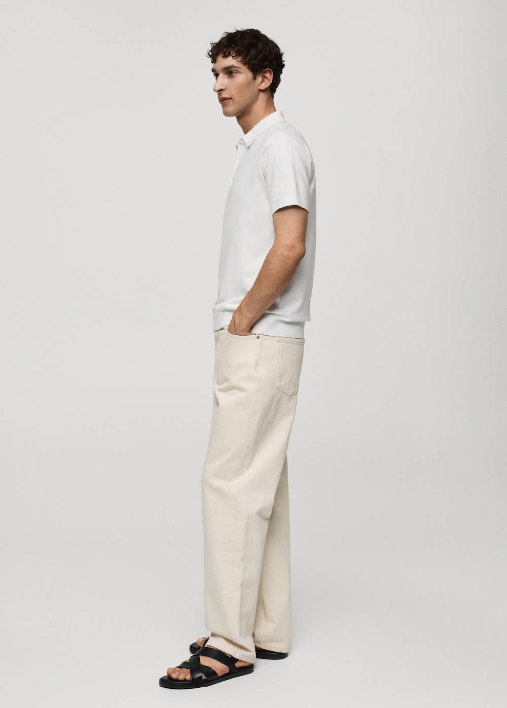 Mango Feinstrick-Poloshirt Osterangebot