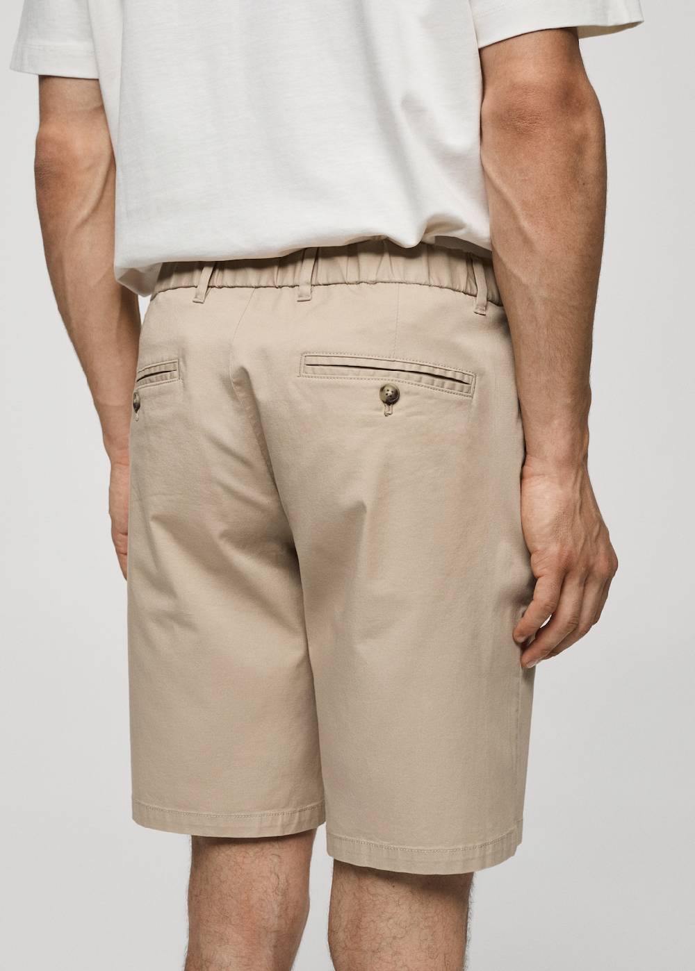 Mango Slim-Fit-Bermudashorts im Chino-Stil aus Baumwolle Muttertagsangebot