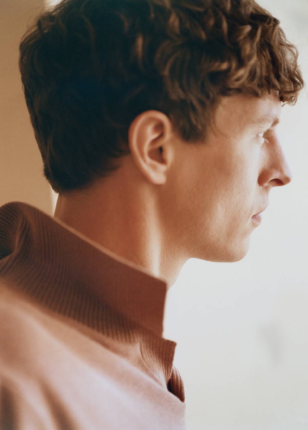 Mango Texturiertes Strick-Poloshirt aus Baumwolle Lagerräumung