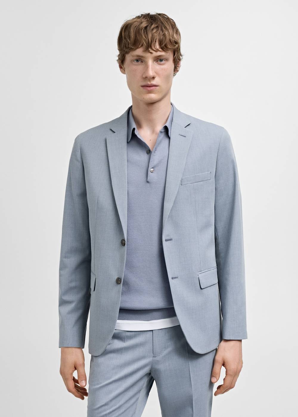 Mango Super Slim Fit-Anzugsakko aus Stretchgewebe
