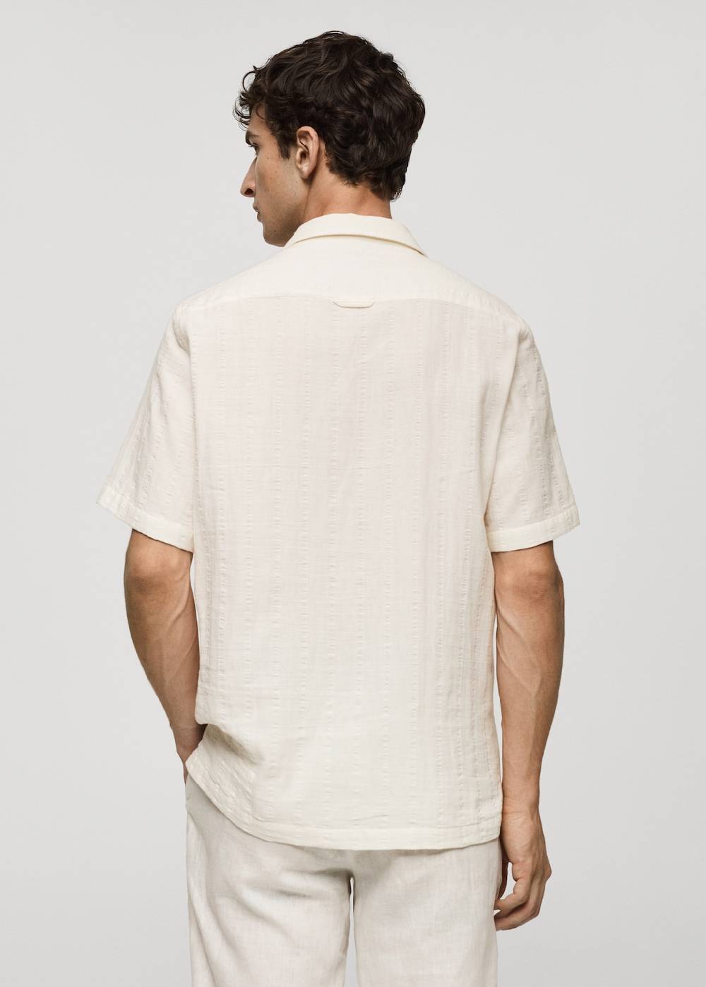 Mango Regular Fit-Hemd aus Baumwoll-Kreppgewebe Bestseller