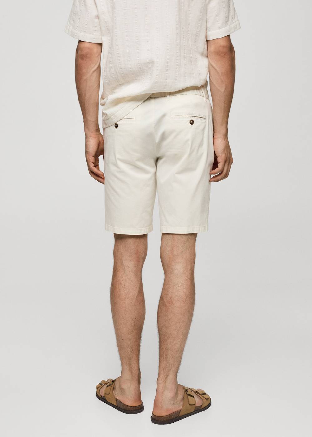 Mango Slim-Fit-Bermudashorts im Chino-Stil aus Baumwolle Saisonale Angebote