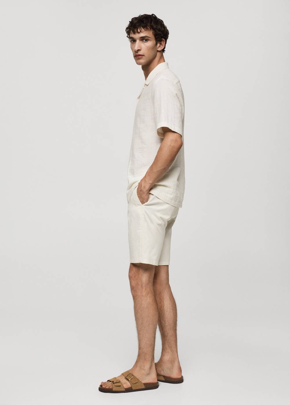 Mango Slim-Fit-Bermudashorts im Chino-Stil aus Baumwolle Saisonale Angebote
