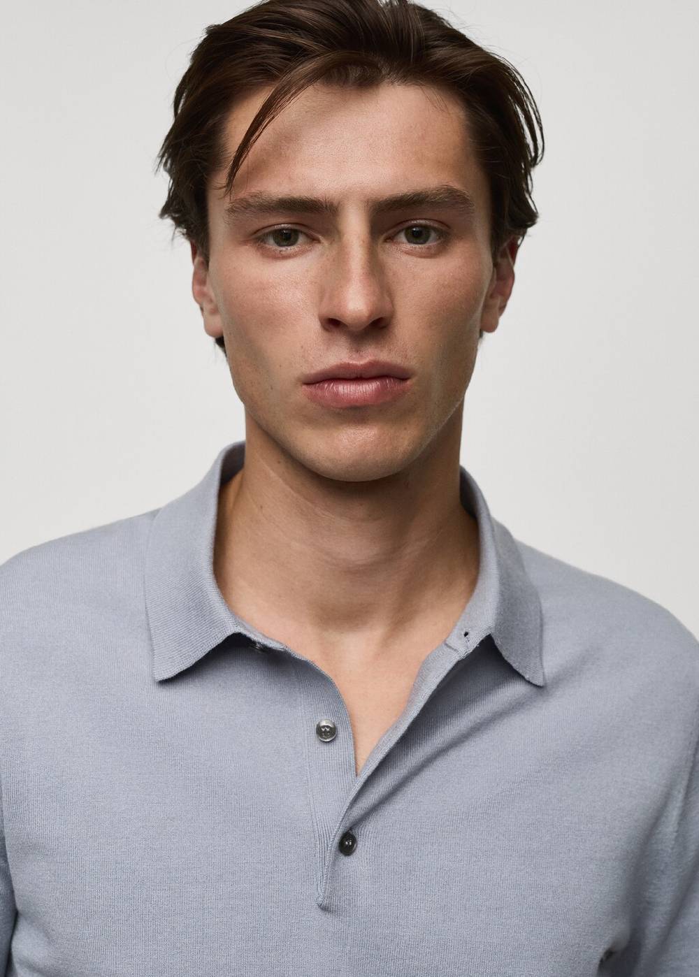 Mango Feinstrick-Poloshirt Tiefpreis