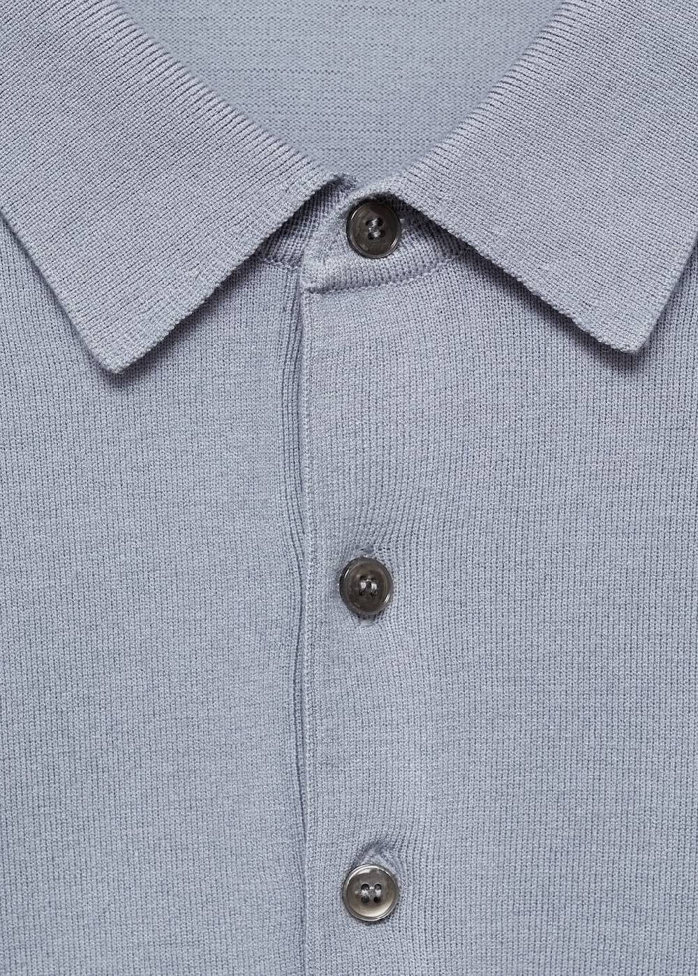 Mango Feinstrick-Poloshirt Tiefpreis