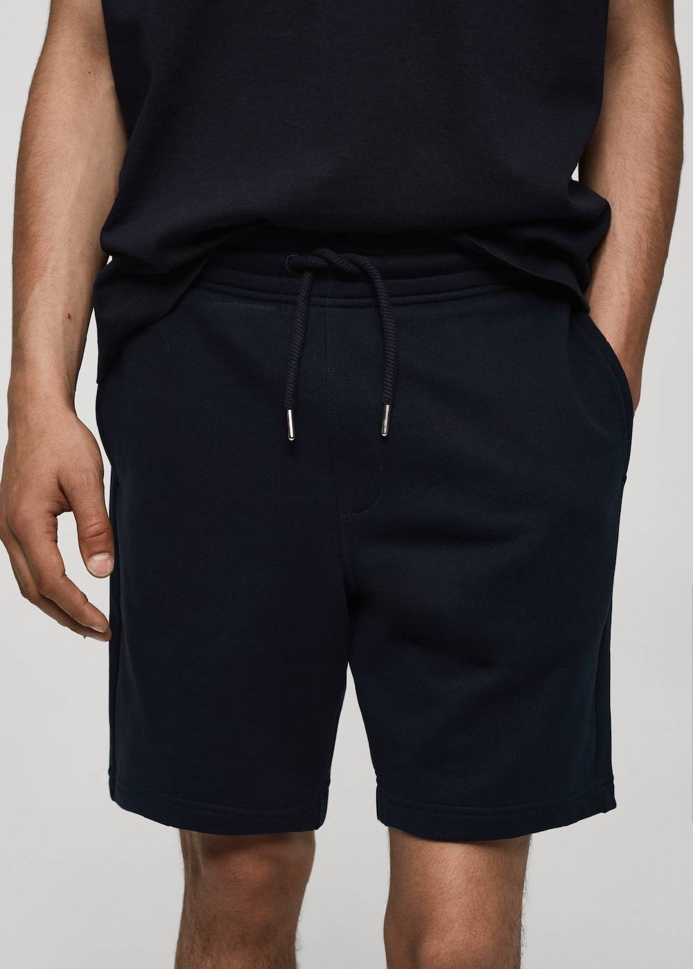 Mango Bermudashorts im Jogger-Stil aus Baumwolle Super Sparpreis