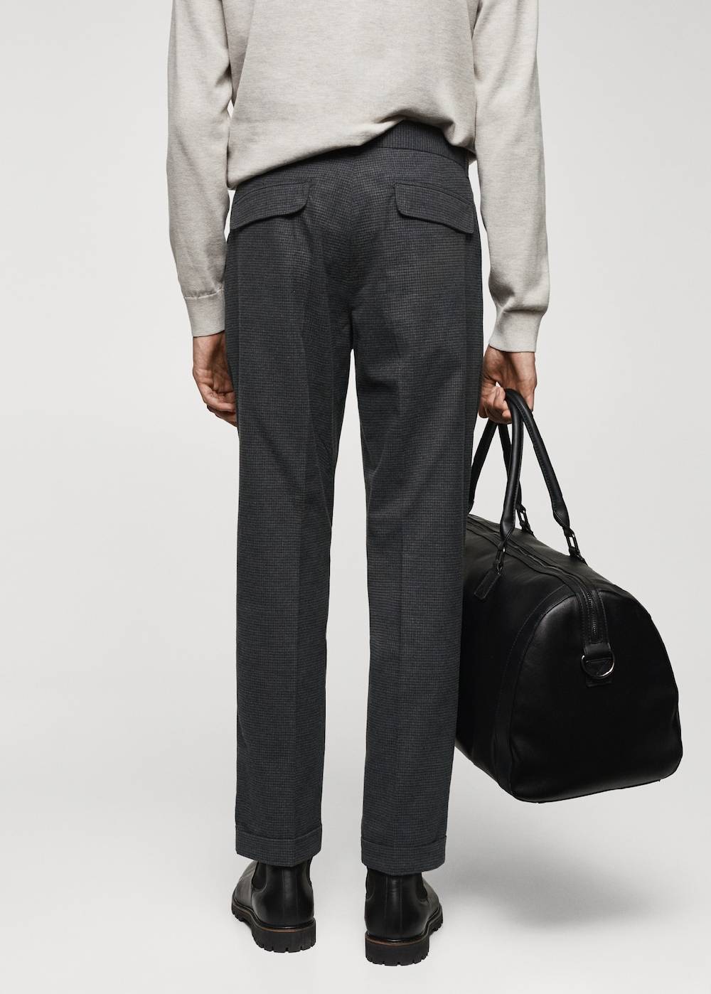 Mango Slim Fit-Baumwollhose Begrenzte Freigabe