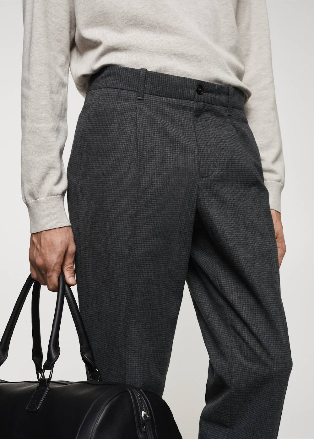 Mango Slim Fit-Baumwollhose Begrenzte Freigabe