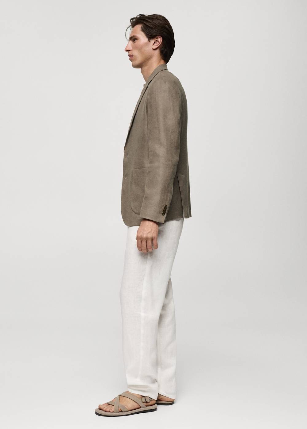 Mango Slim Fit-Blazer aus 100 % Leinen Bis zu 65% Rabatt