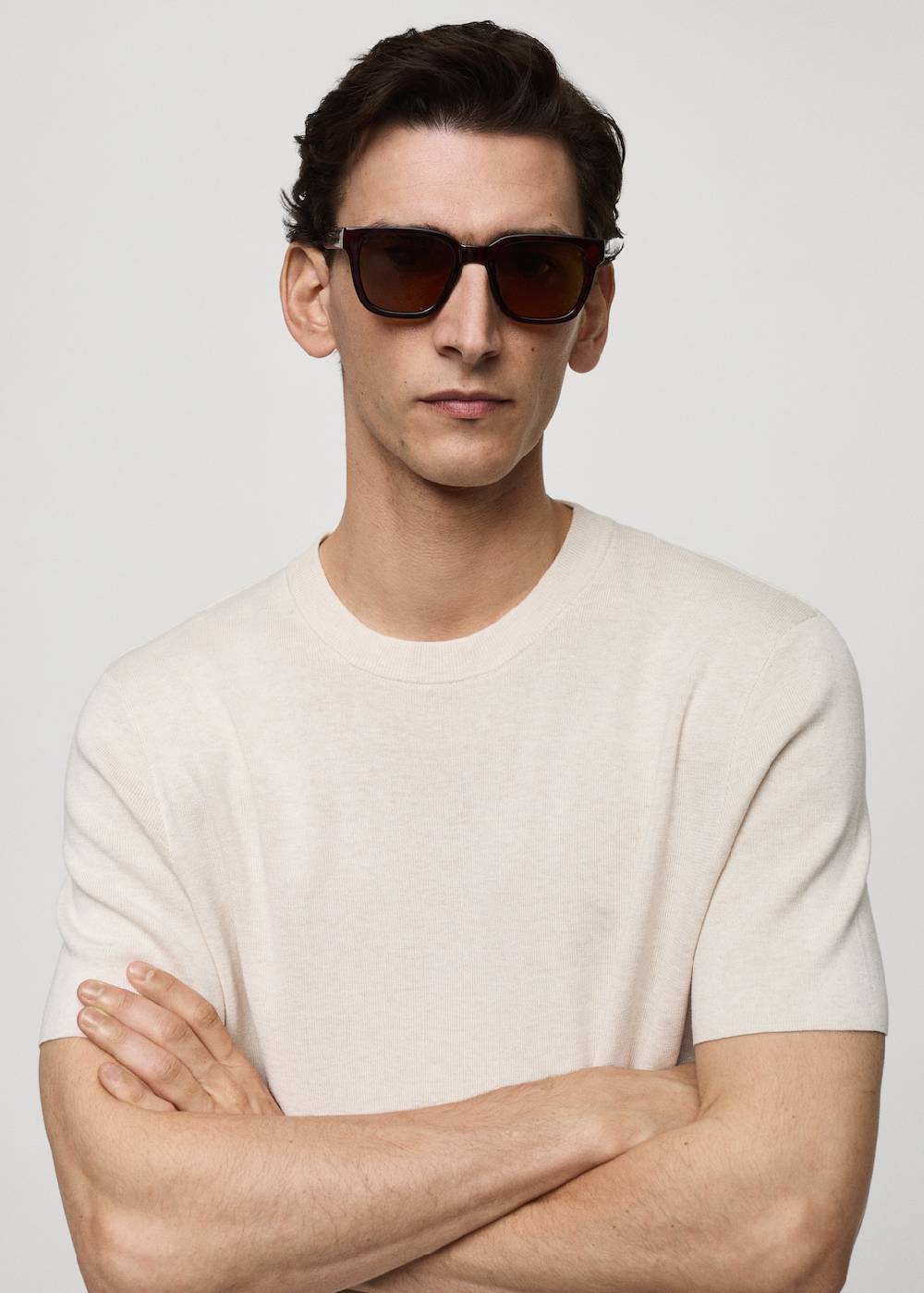Mango Strickshirt aus Baumwolle Sonderangebot der Fabrik