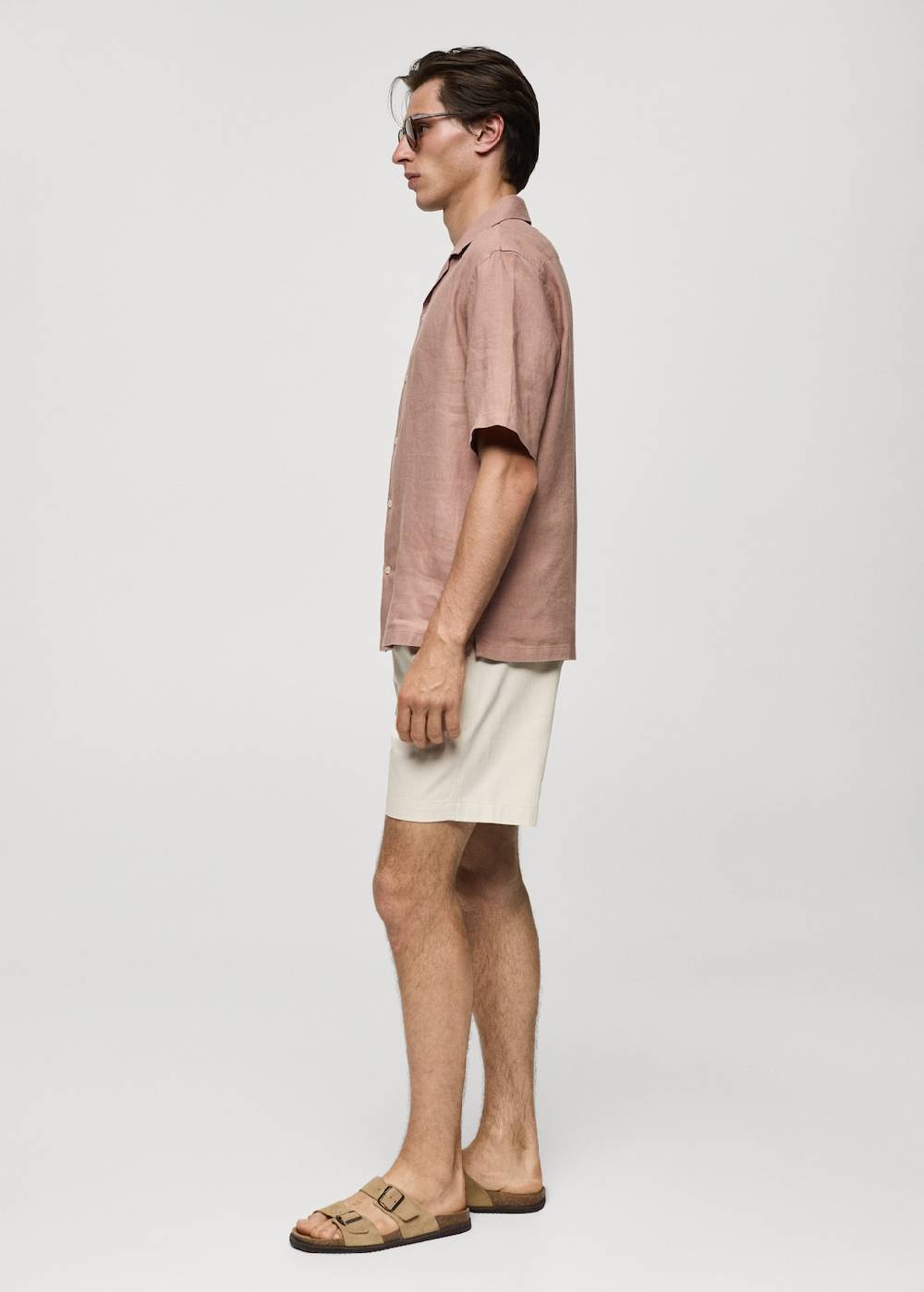 Mango Regular Fit-Hemd aus 100 % Leinen Discount Store für neue Produkte