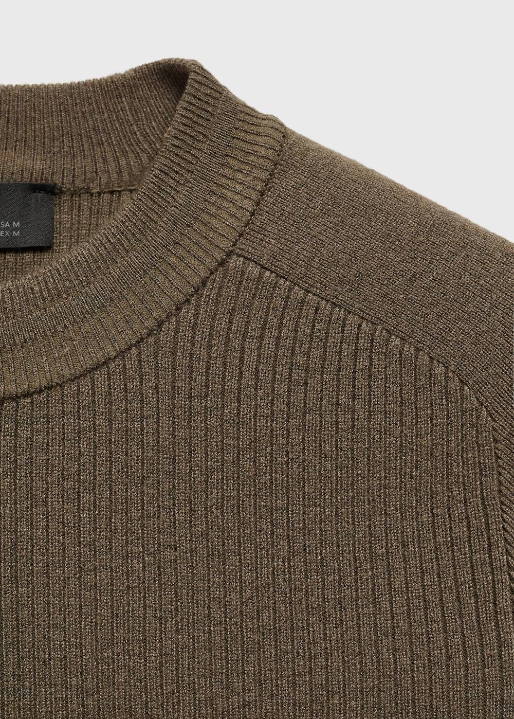 Mango Stretchpullover mit Rippdetail zollfrei