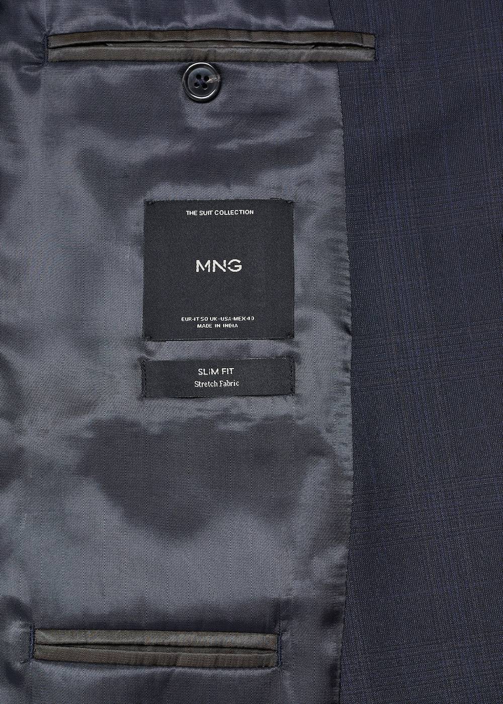 Mango Slim Fit-Anzugsakko aus Stretchbaumwolle Rabatte dieses Monats