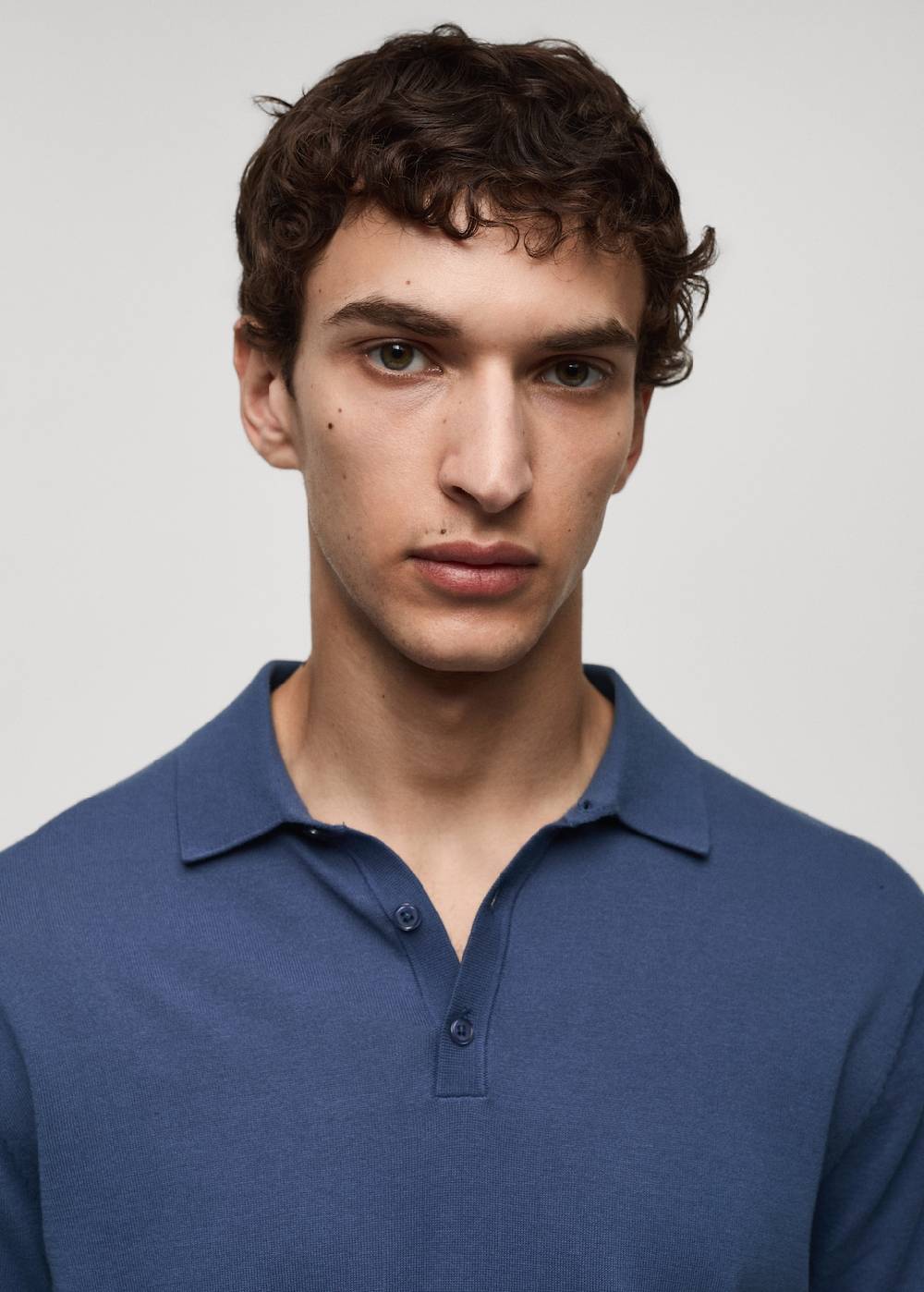 Mango Strick-Poloshirt aus 100 % Baumwolle Online