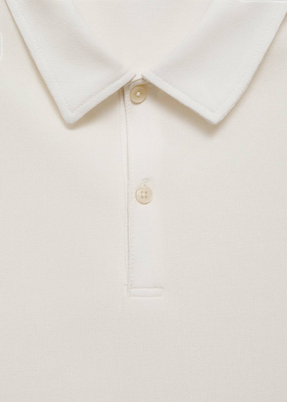 Mango Strukturiertes Slim-Fit-Poloshirt aus Baumwoll-Piqué Angebote