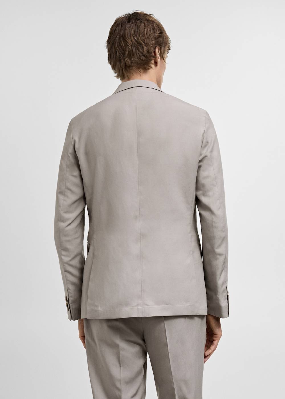 Mango Slim Fit-Anzugblazer aus Leinengemisch Hotsell