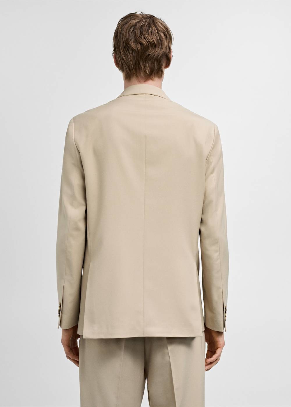 Mango Zweireihiges Regular Fit-Anzugsakko Online Shopping