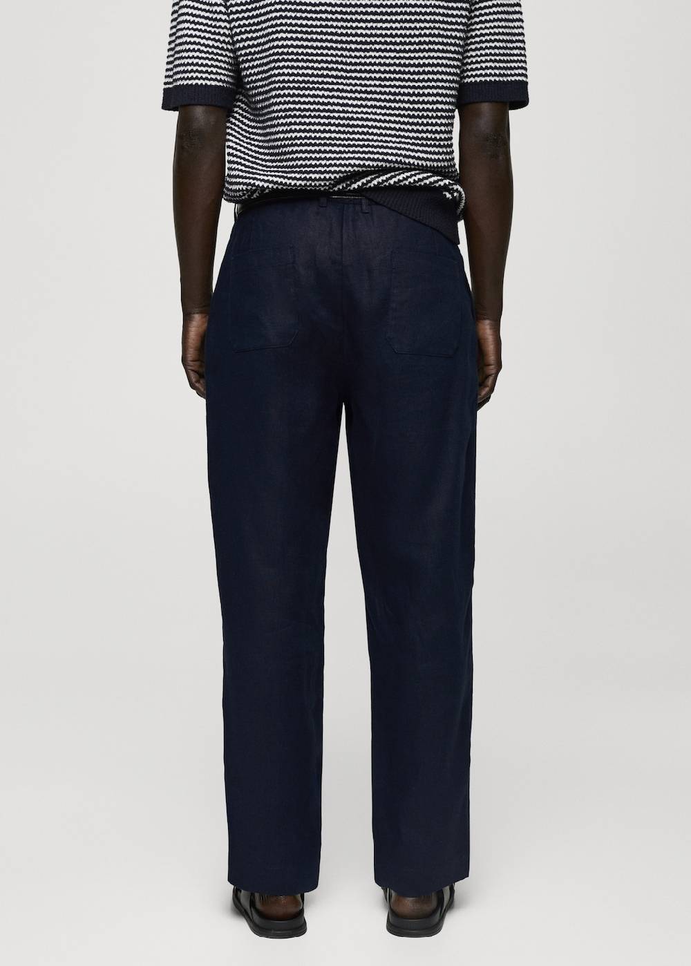 Mango Relaxed-Fit-Hose aus 100 % Leinen Vatertagsangebot