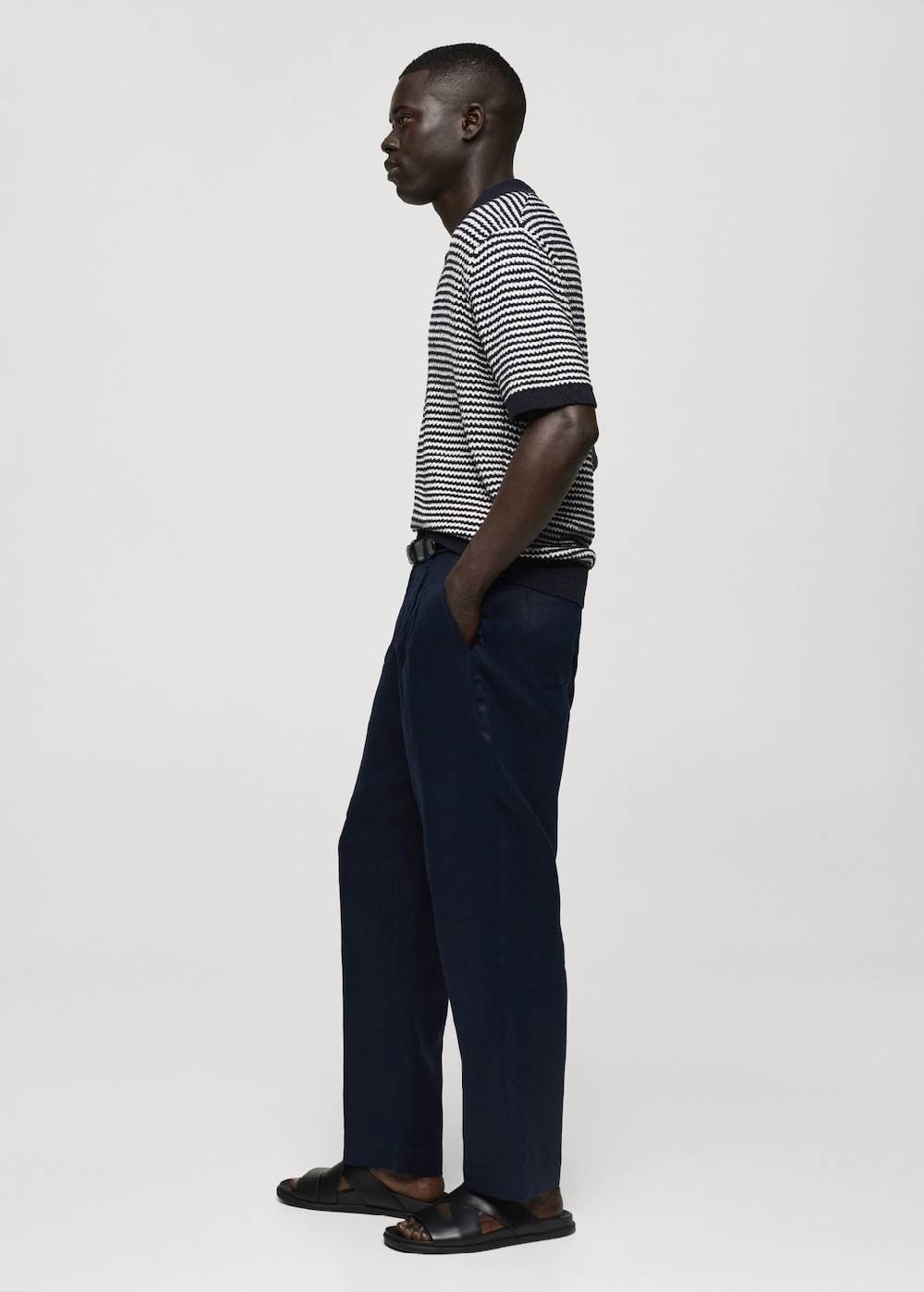 Mango Relaxed-Fit-Hose aus 100 % Leinen Vatertagsangebot