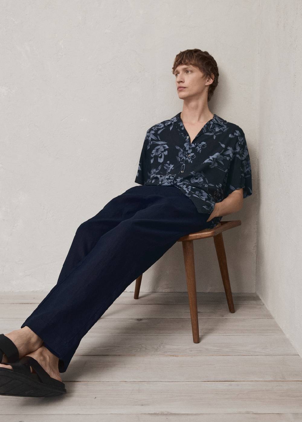 Mango Relaxed-Fit-Hose aus 100 % Leinen Vatertagsangebot