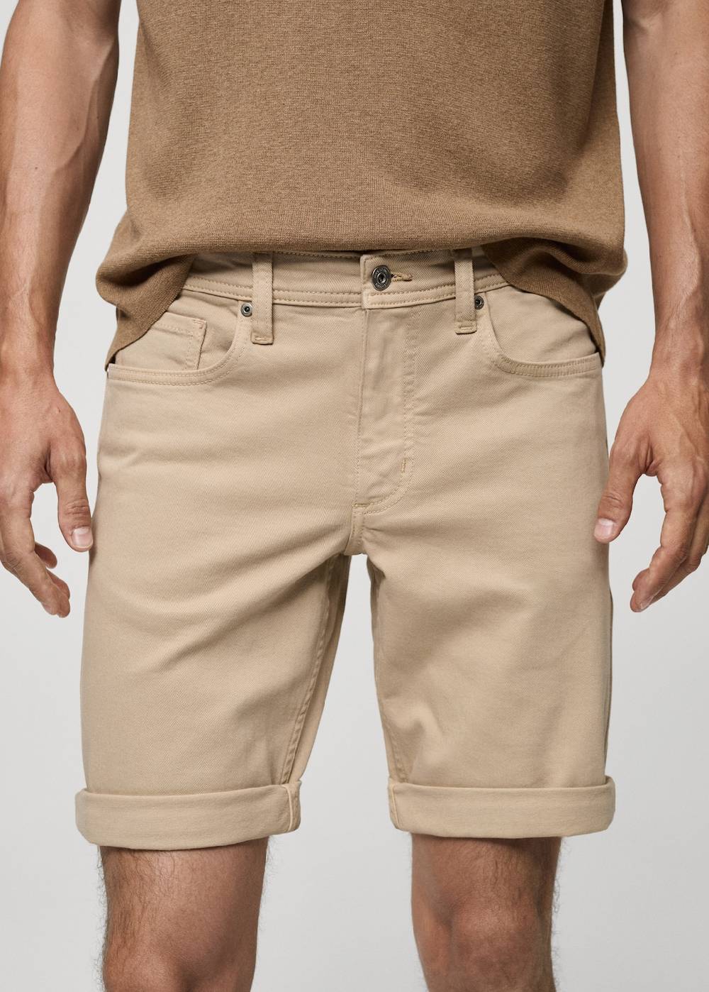 Mango Slim Fit-Jeans-Bermudashorts Valentinstagsangebot