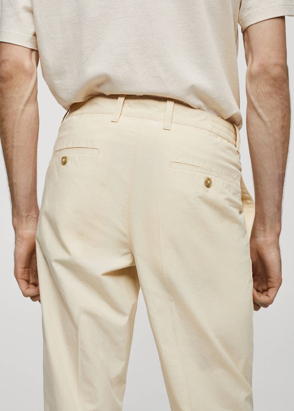 Mango Slim-Fit-Hose aus 100 % Baumwolle Jubiläumsangebot