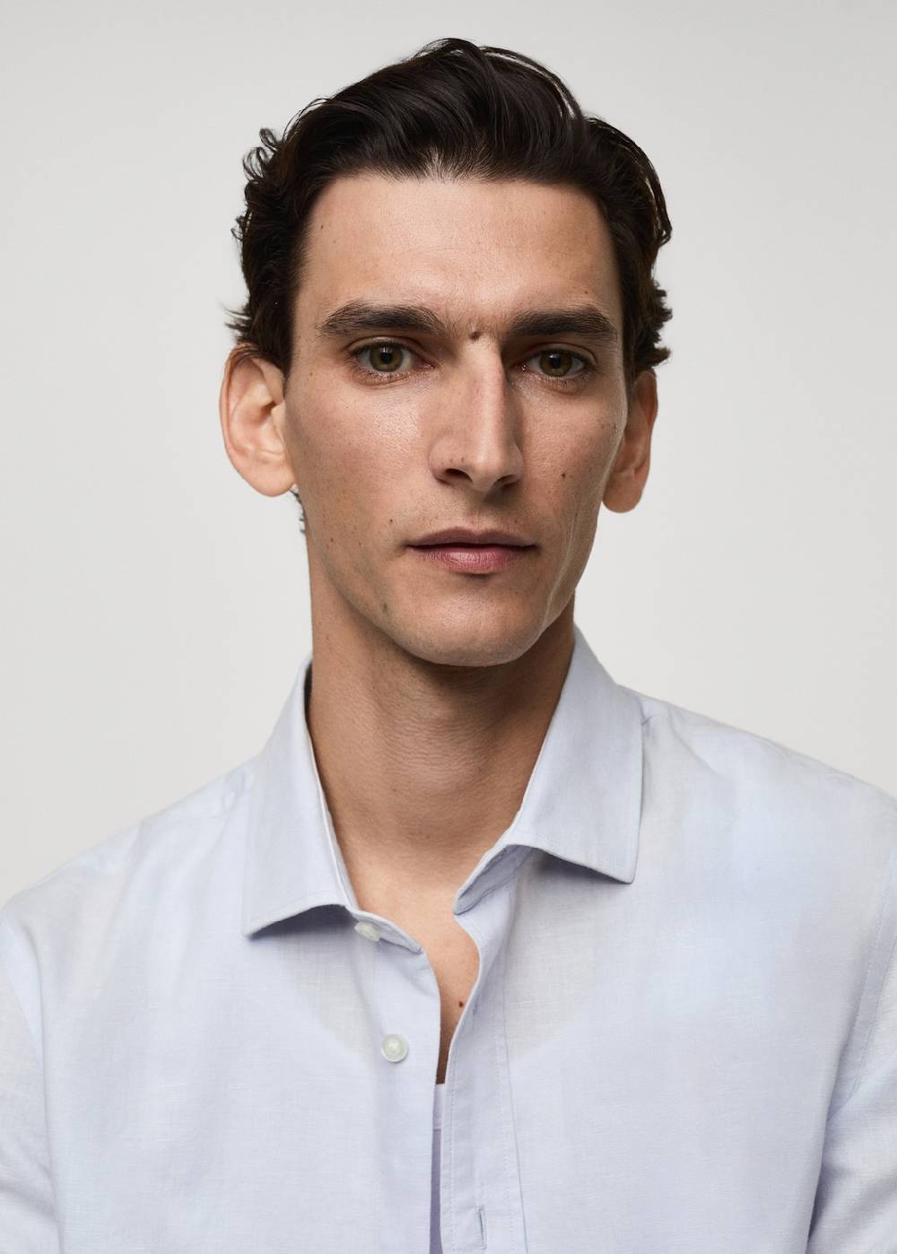 Mango Classic Fit-Leinenhemd Lagerräumung