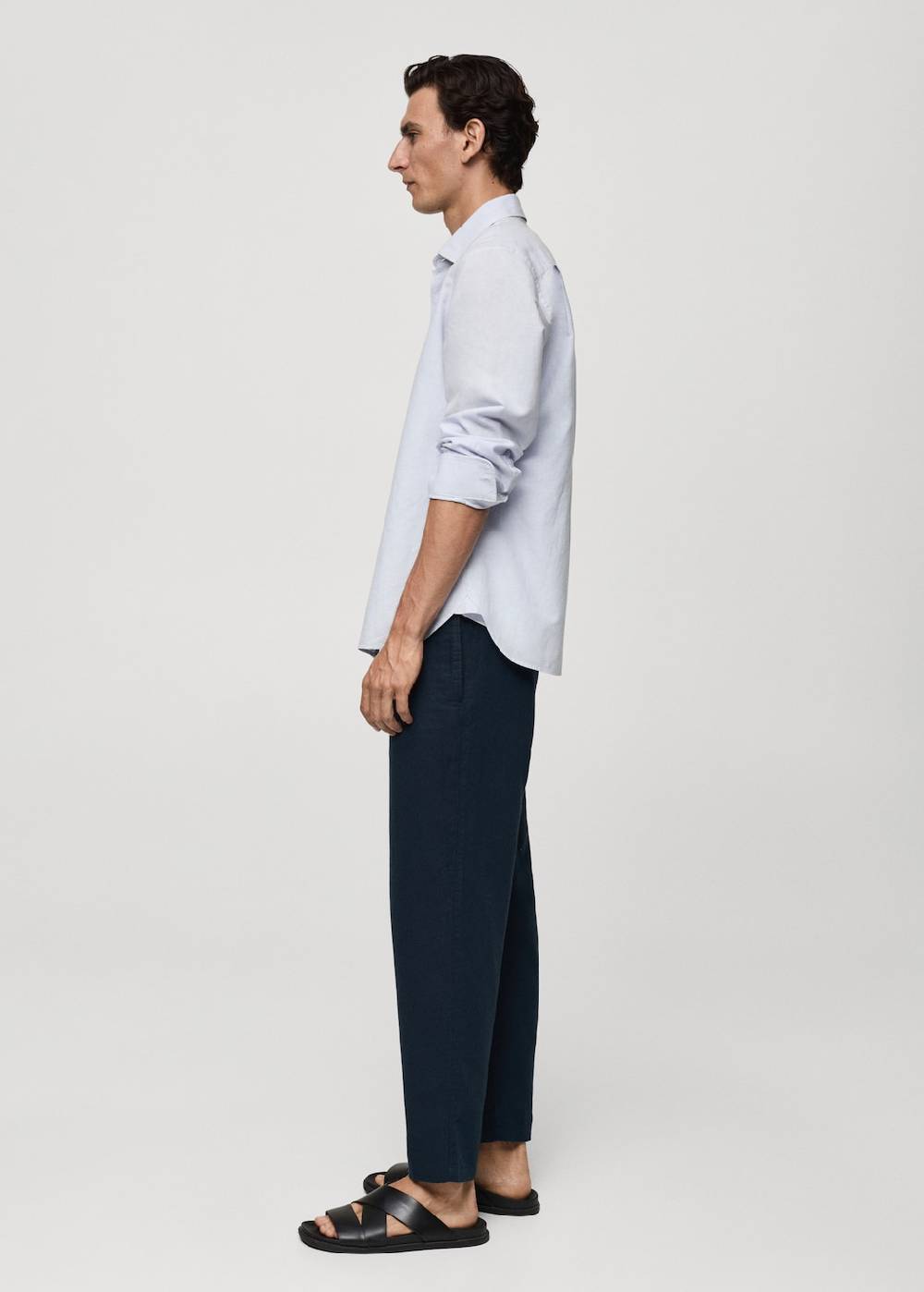 Mango Classic Fit-Leinenhemd Lagerräumung