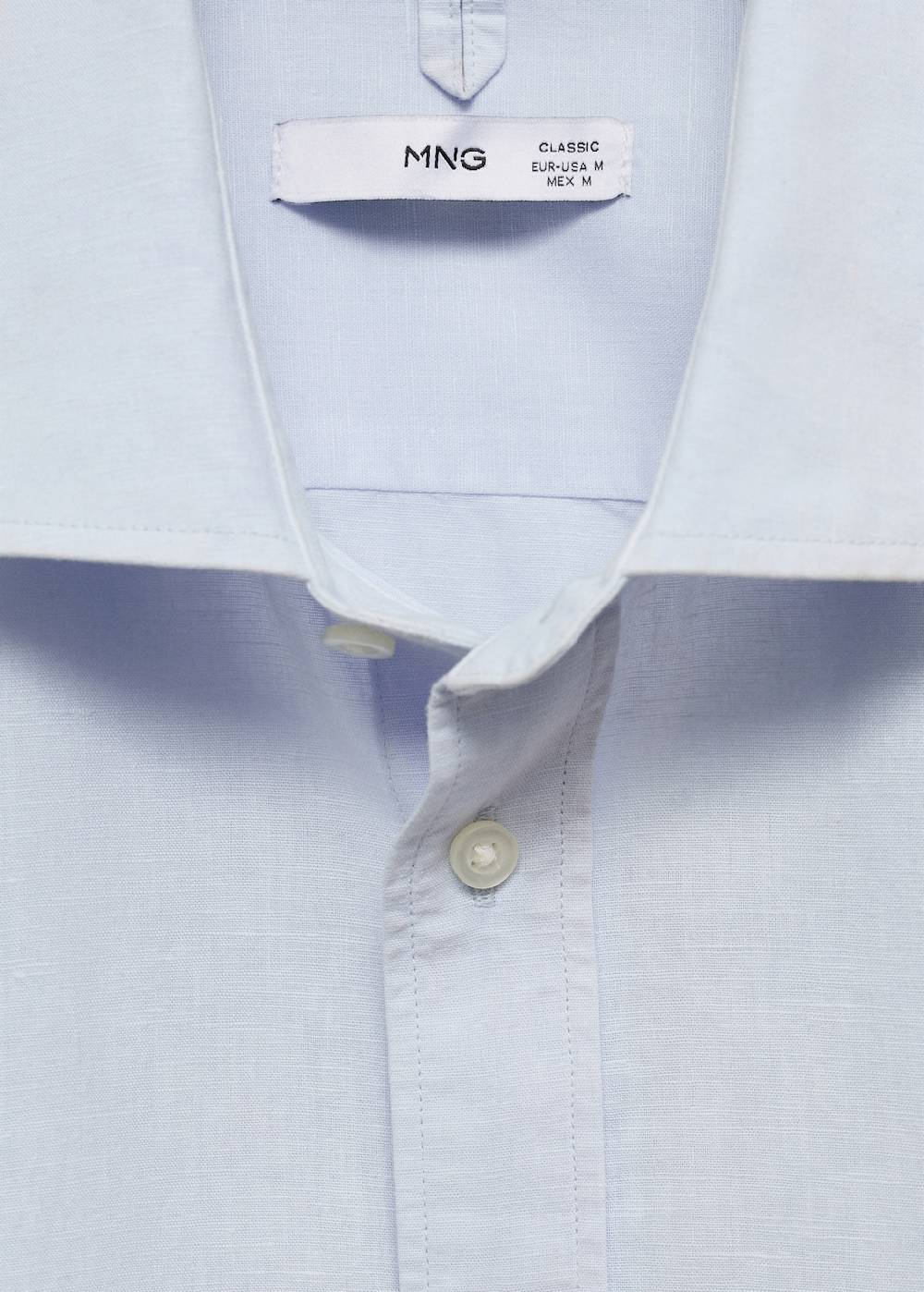 Mango Classic Fit-Leinenhemd Lagerräumung