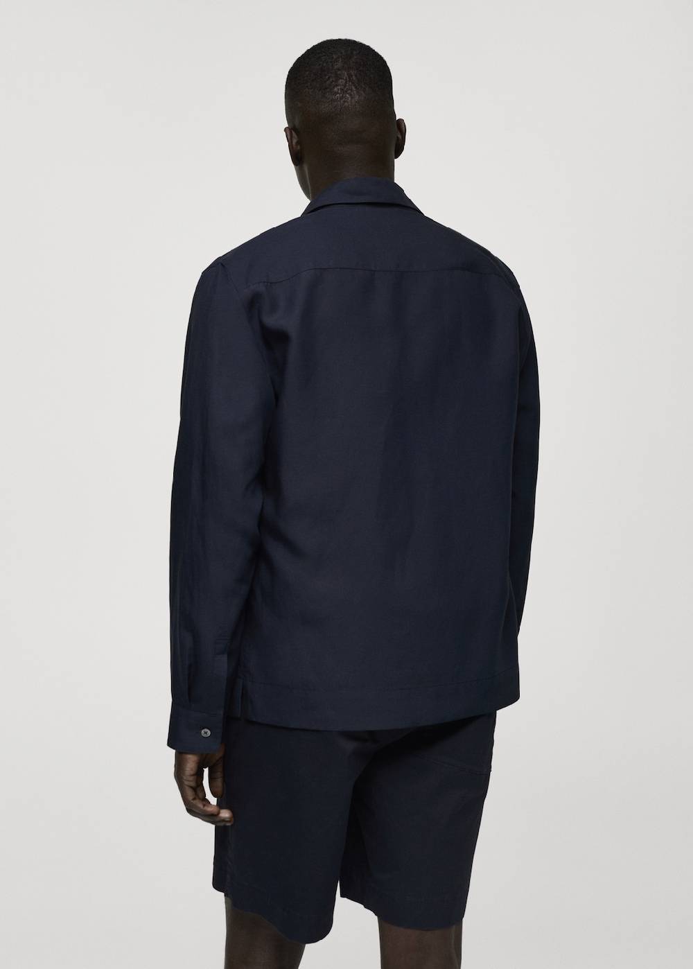 Mango Overshirt aus Tencel-Leinenmischung mit Taschen Neueste Mode