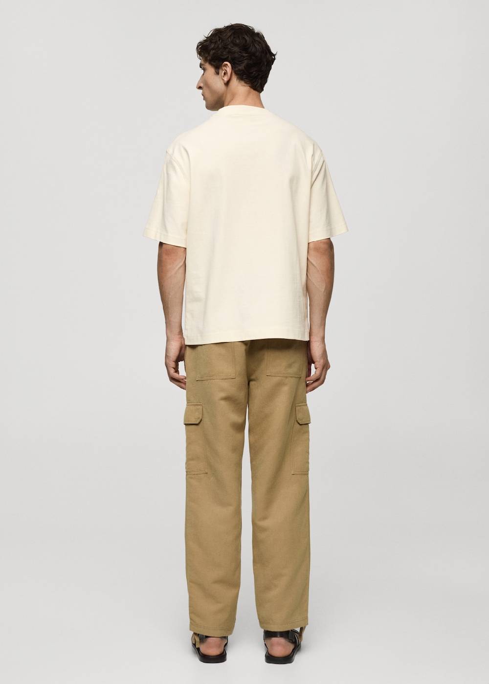 Mango T-Shirt aus 100 % Baumwolle mit Tasche Zeitlich begrenztes Angebot