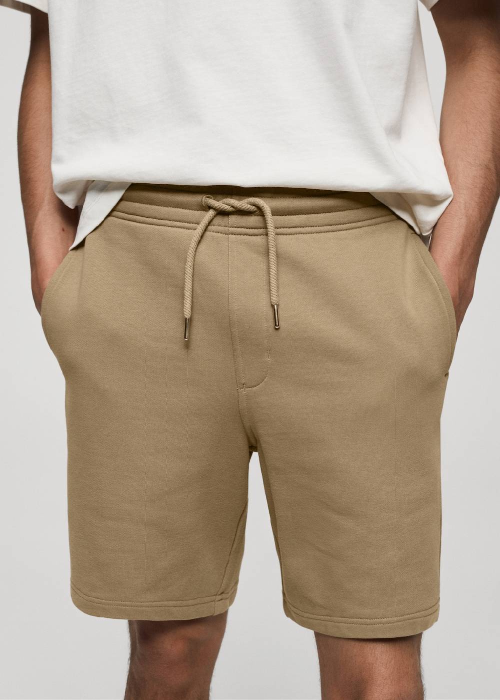 Mango Bermudashorts im Jogger-Stil aus Baumwolle Große Rabatte