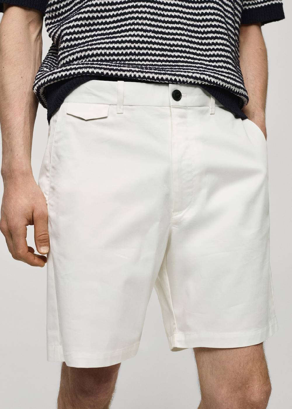 Mango Slim Fit-Bermudashorts aus Baumwolle Riesige Ersparnisse