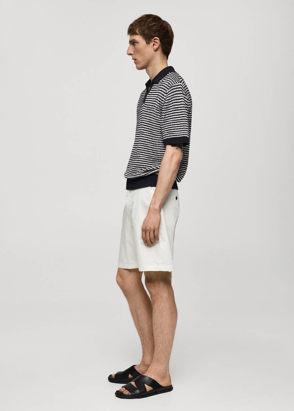 Mango Slim Fit-Bermudashorts aus Baumwolle Riesige Ersparnisse