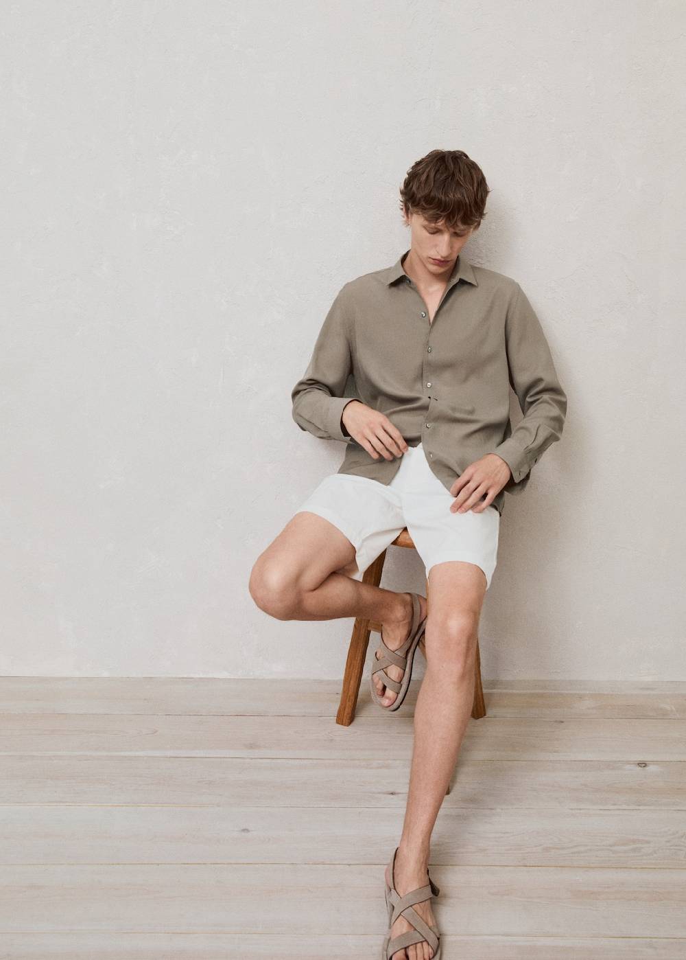 Mango Slim Fit-Bermudashorts aus Baumwolle Riesige Ersparnisse