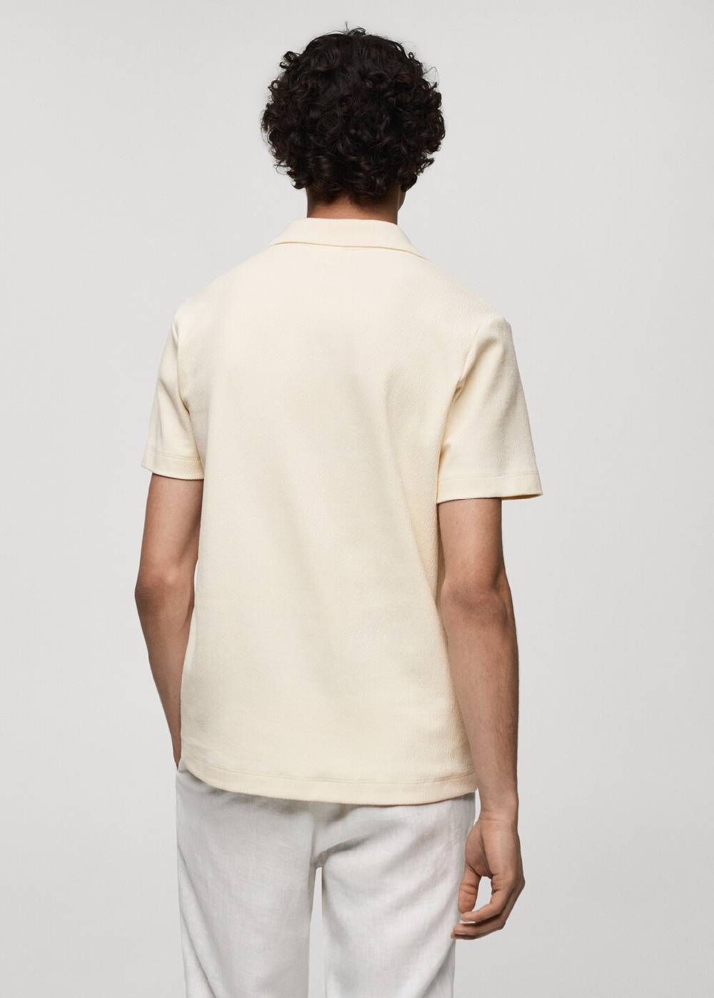 Mango Strukturiertes Regular-Fit-Poloshirt aus Baumwolle JETZT KAUFEN