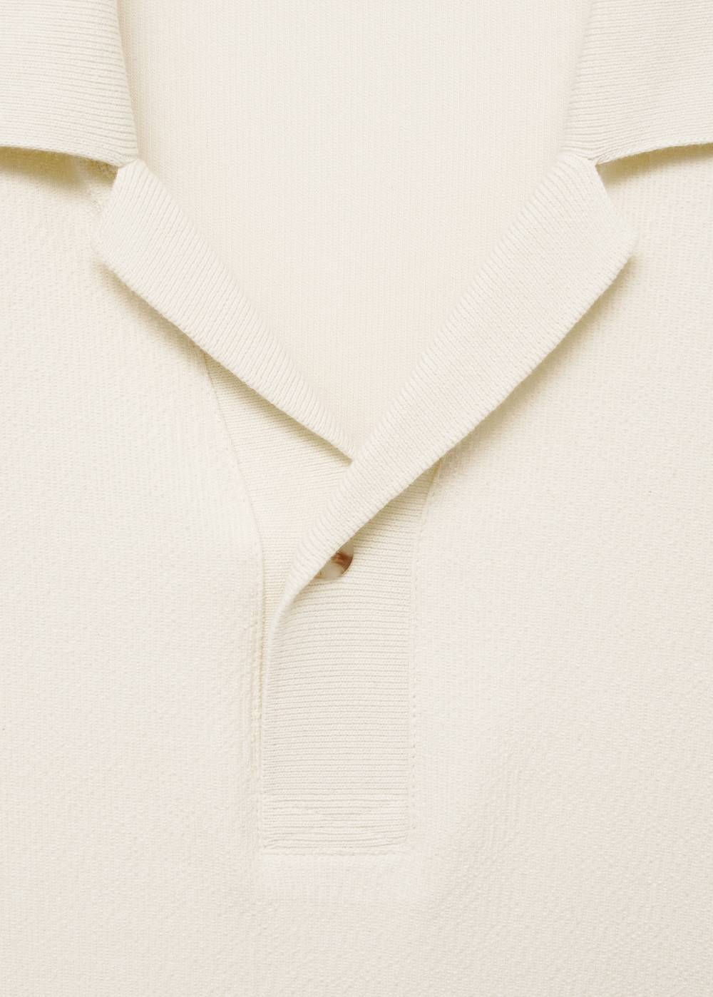 Mango Strukturiertes Regular-Fit-Poloshirt aus Baumwolle JETZT KAUFEN