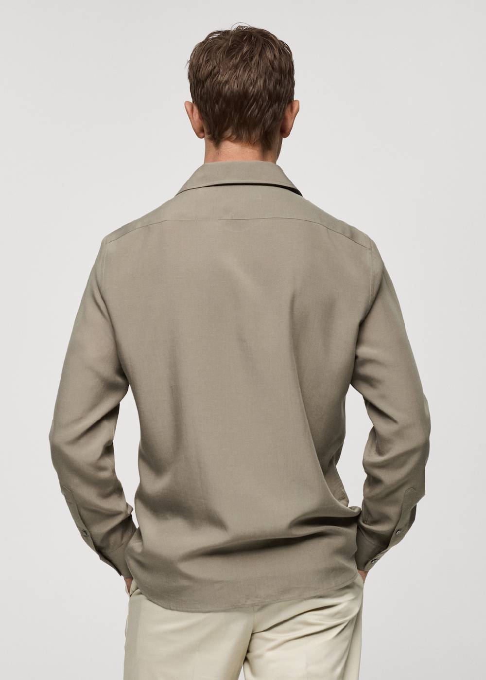 Mango Regular Fit-Hemd aus Lyocell Neueste Stile