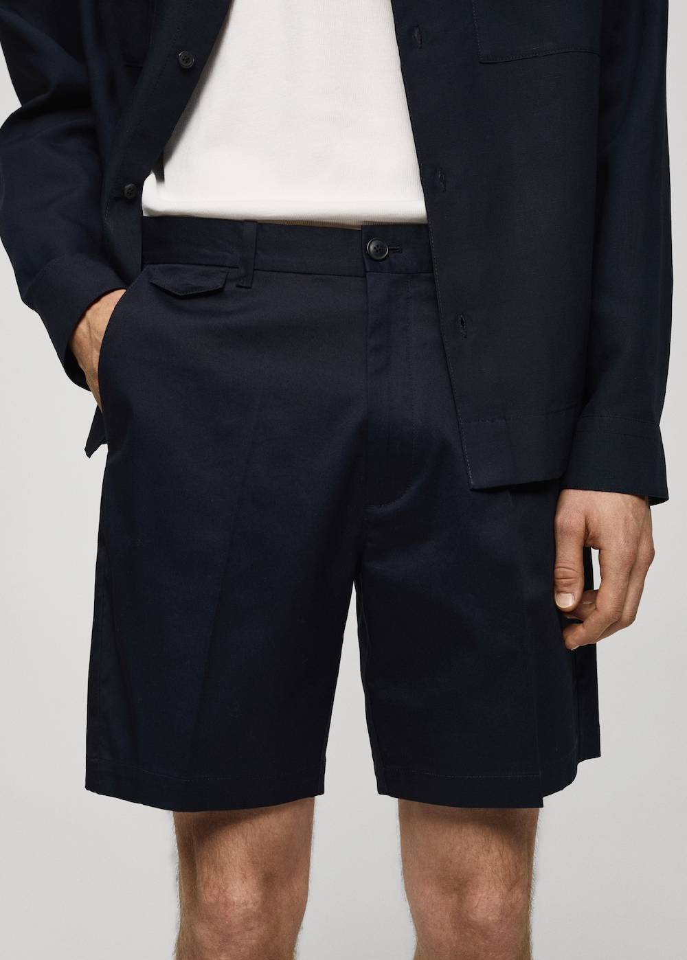 Mango Slim Fit-Bermudashorts aus Baumwolle Letzte 2 Tage