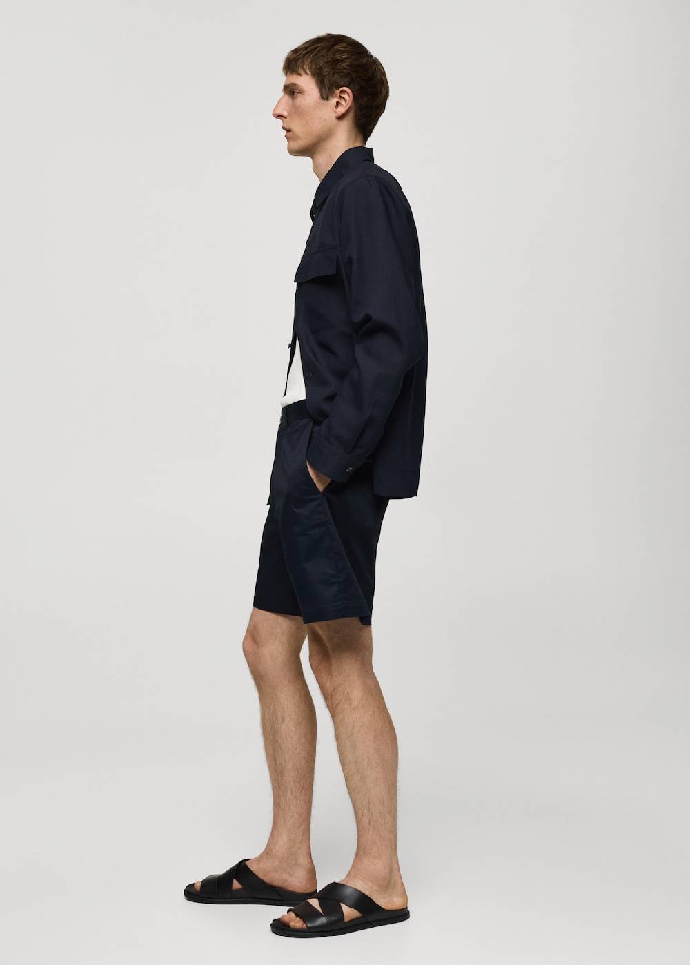 Mango Slim Fit-Bermudashorts aus Baumwolle Letzte 2 Tage